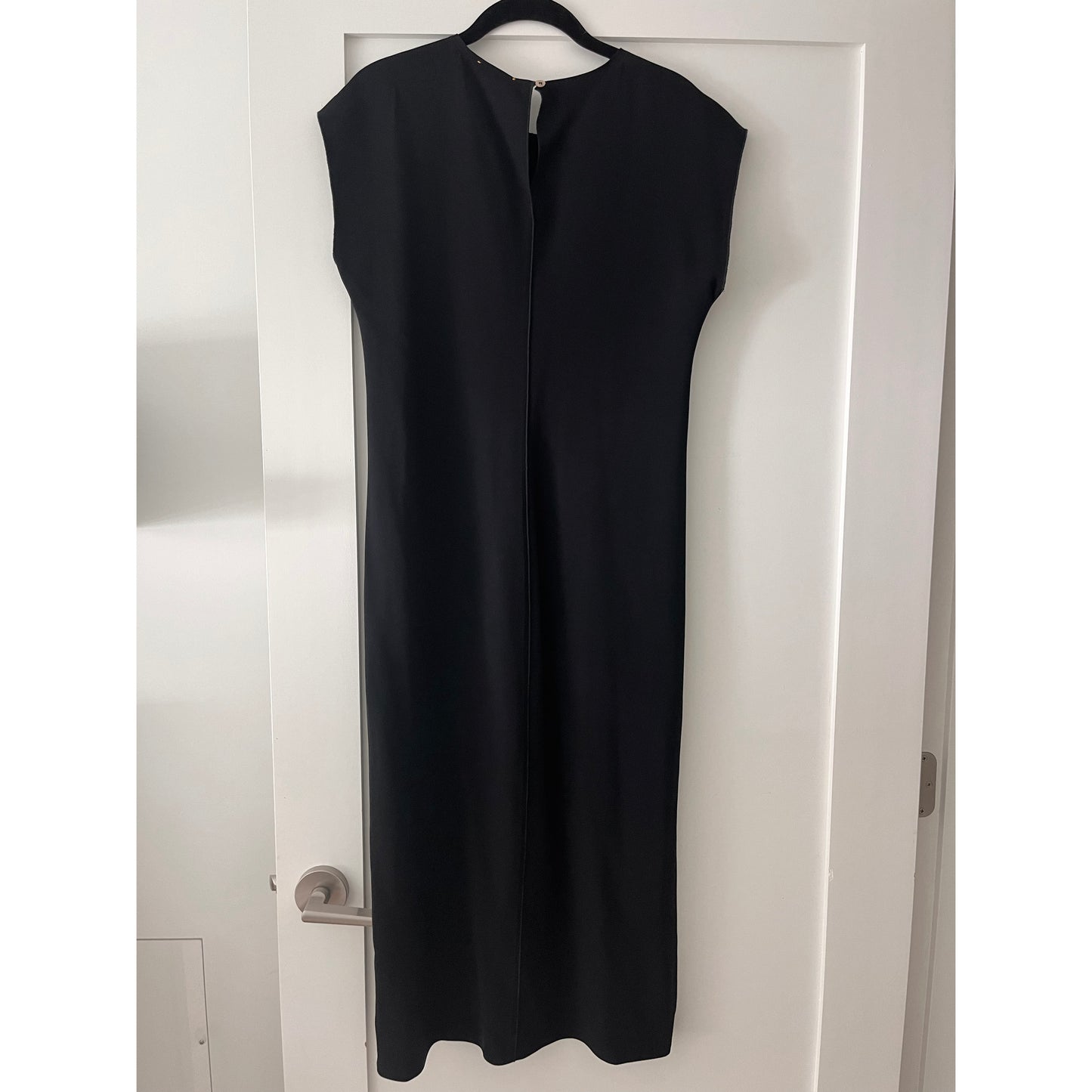 Forte_Forte Stretch Cady Dress in Black, size "I" (size Small)