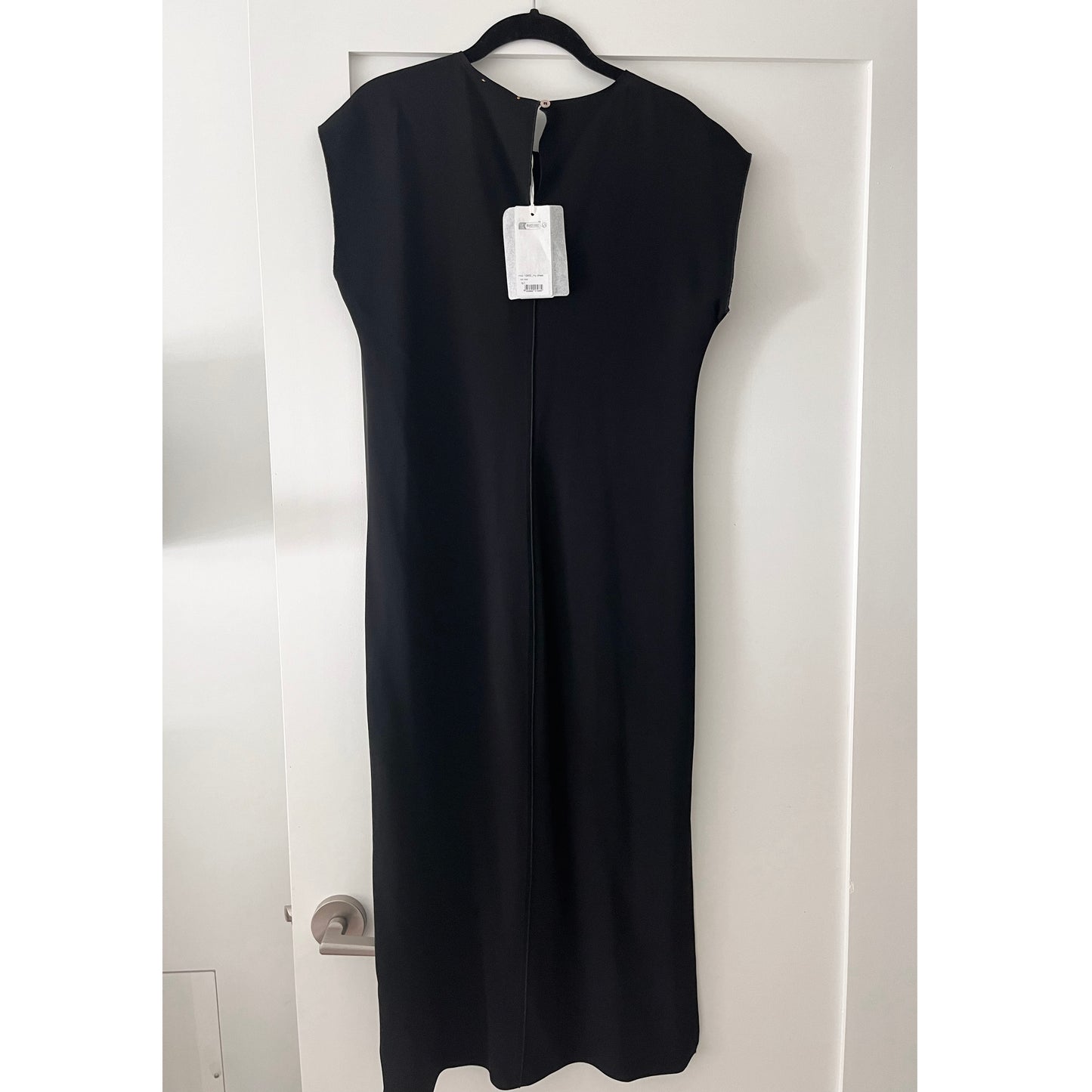 Forte_Forte Stretch Cady Dress in Black, size "I" (size Small)