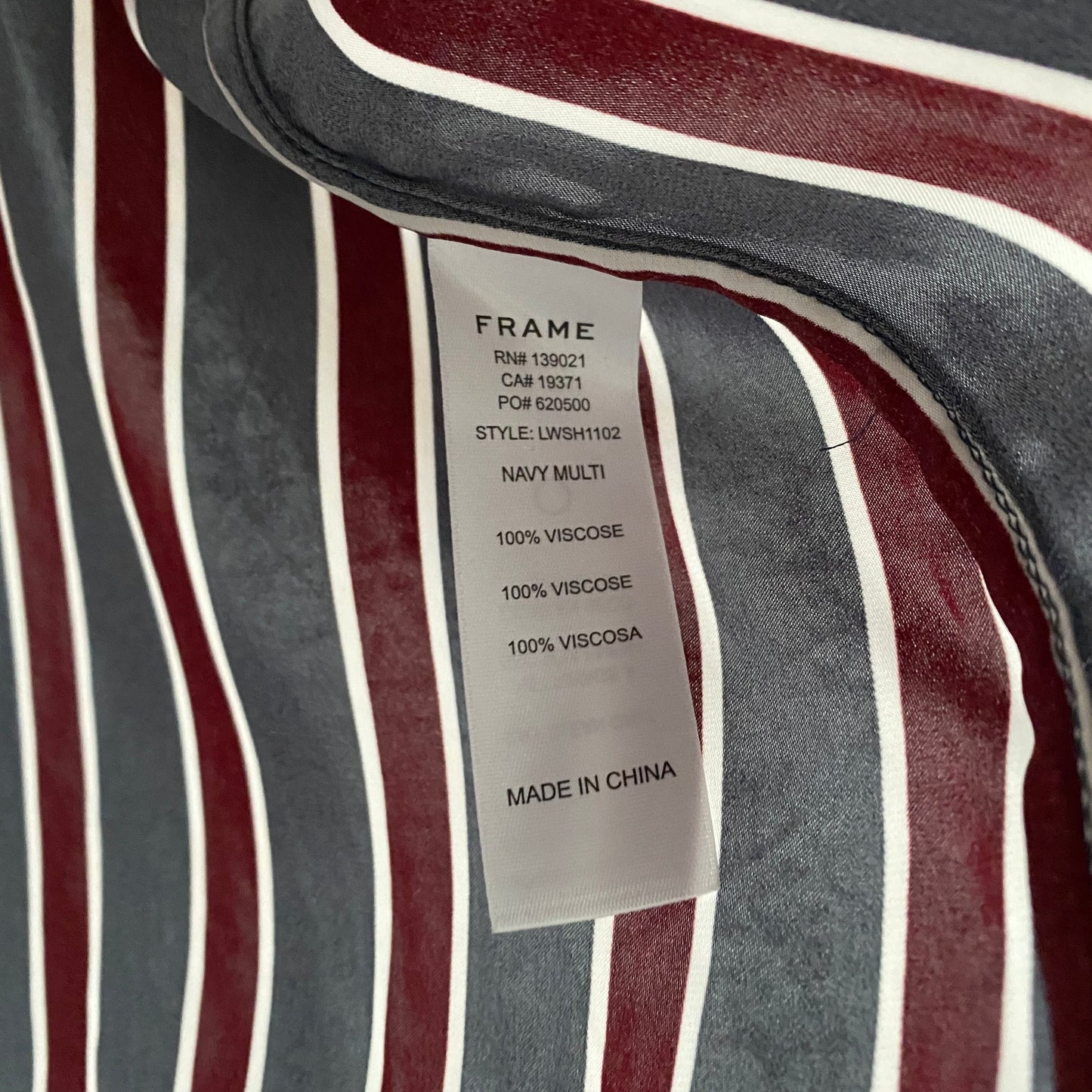 Débardeur FRAME Classic Stripe, taille grande