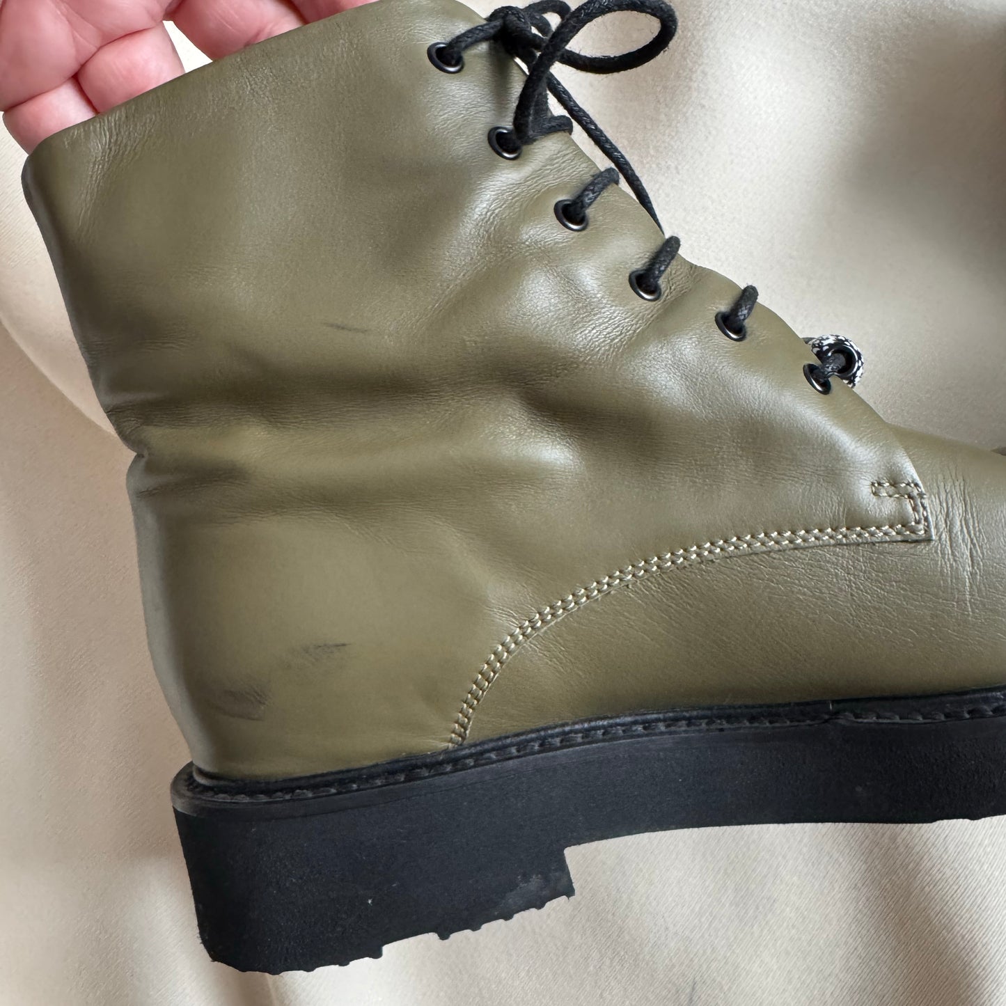Dear Frances "Park" Boot in Green, size 37.5