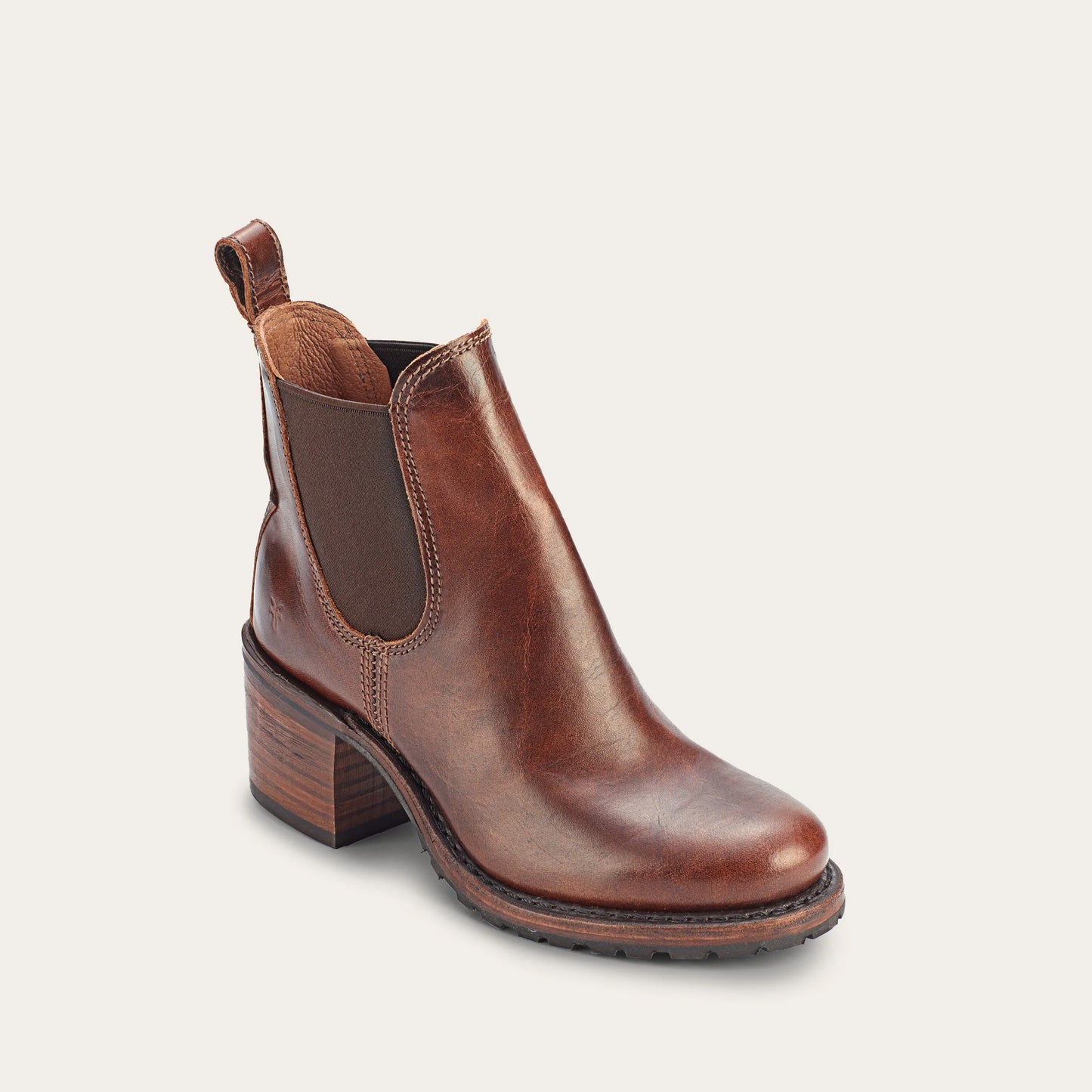 Frye "Sabrina" Chelsea Boot in Brown, size 6.5