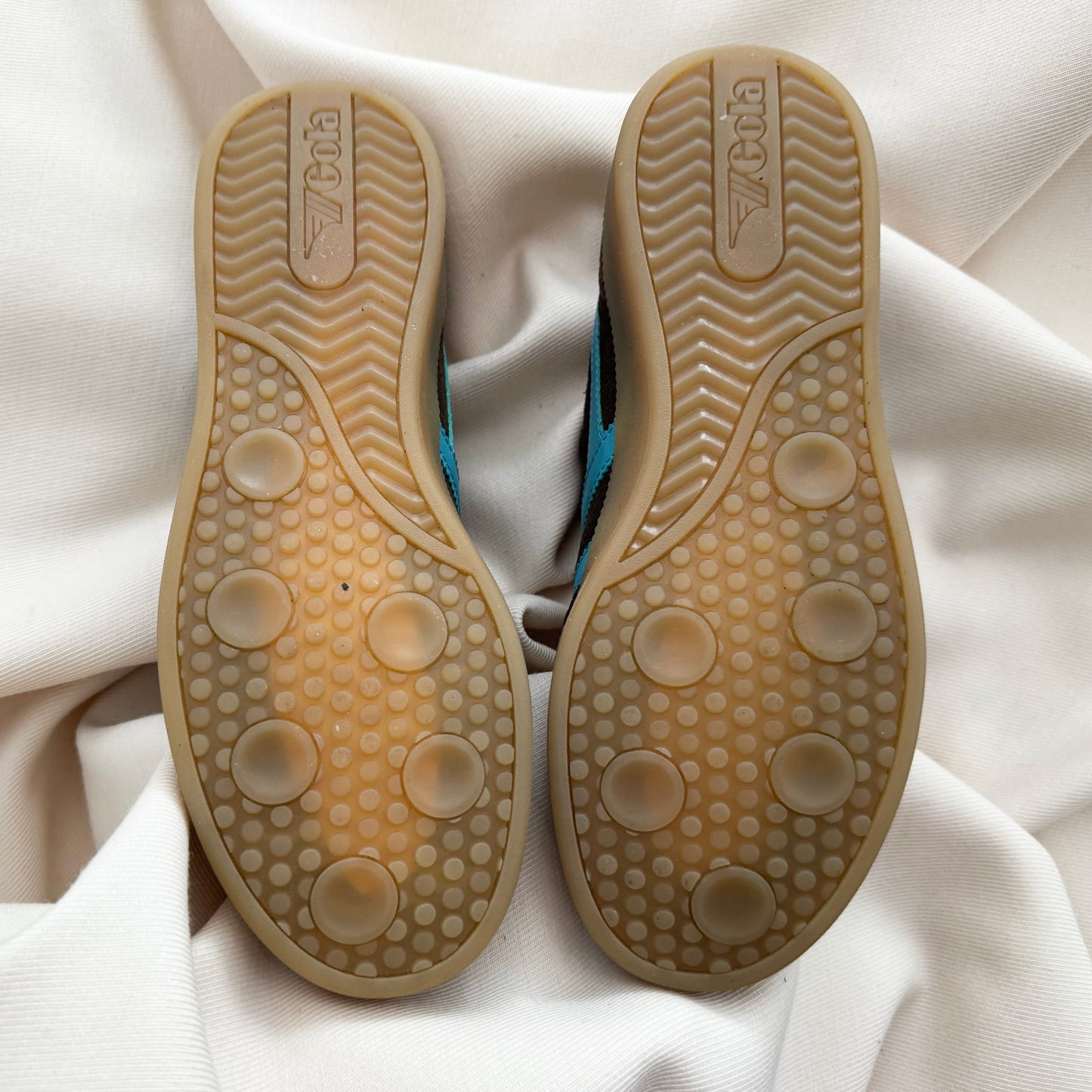 GOLA "Viper" sneaker in Brown/Blue, size 7.5