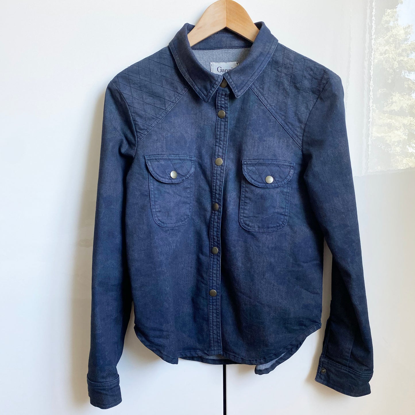 Ganni Denim Shirt, size Small