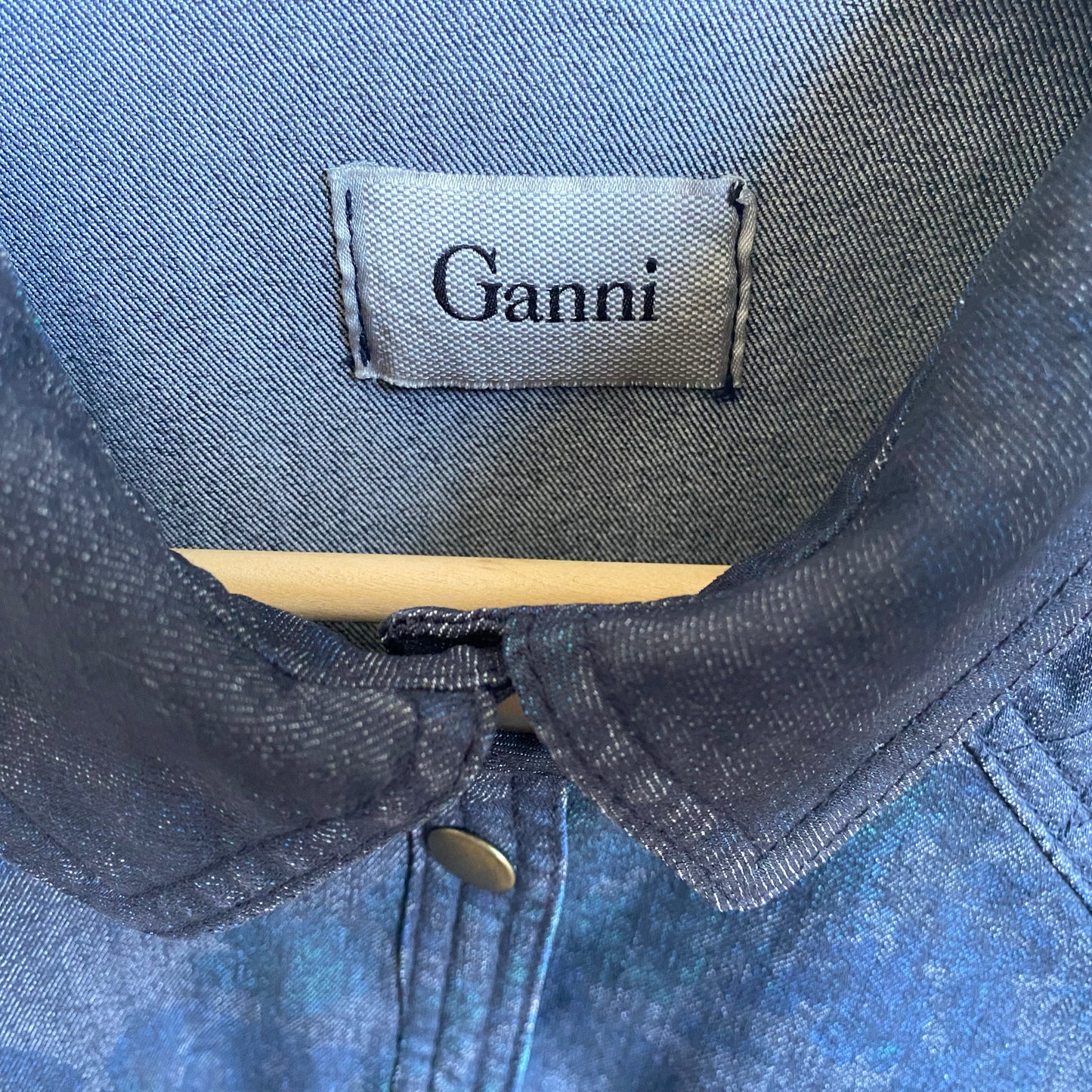 Ganni Denim Shirt, size Small