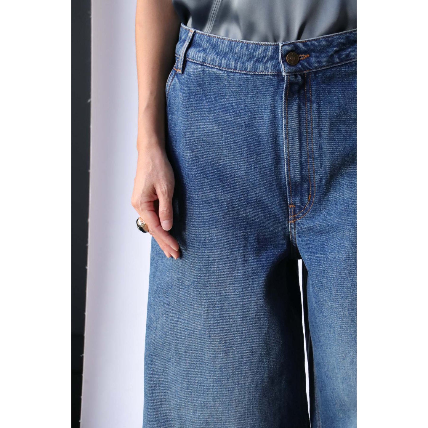 Gauchere Wide Leg Boyfriend Jeans, size 40 (fits like size 8)