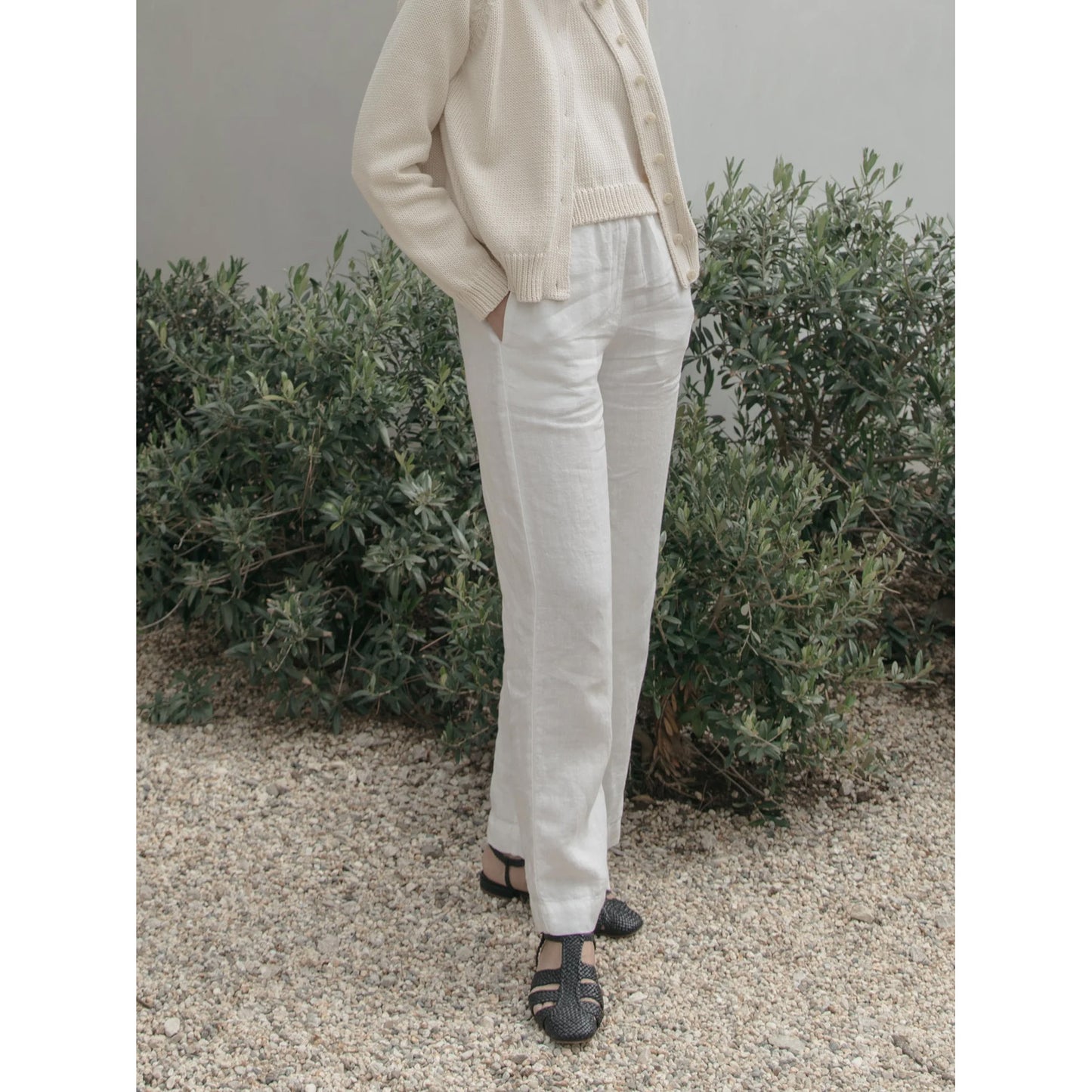 Pantalon Gillian Stevens "Finley" en "Salt", taille "4" (comme un L/XL)