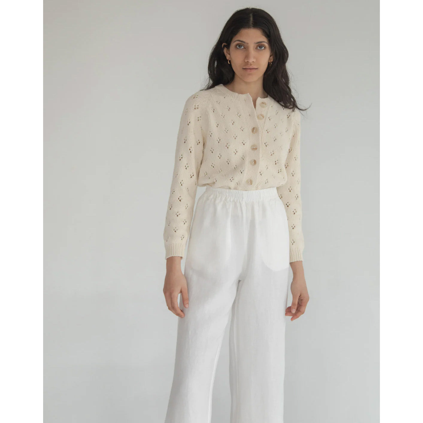 Pantalon Gillian Stevens "Finley" en "Salt", taille "4" (comme un L/XL)