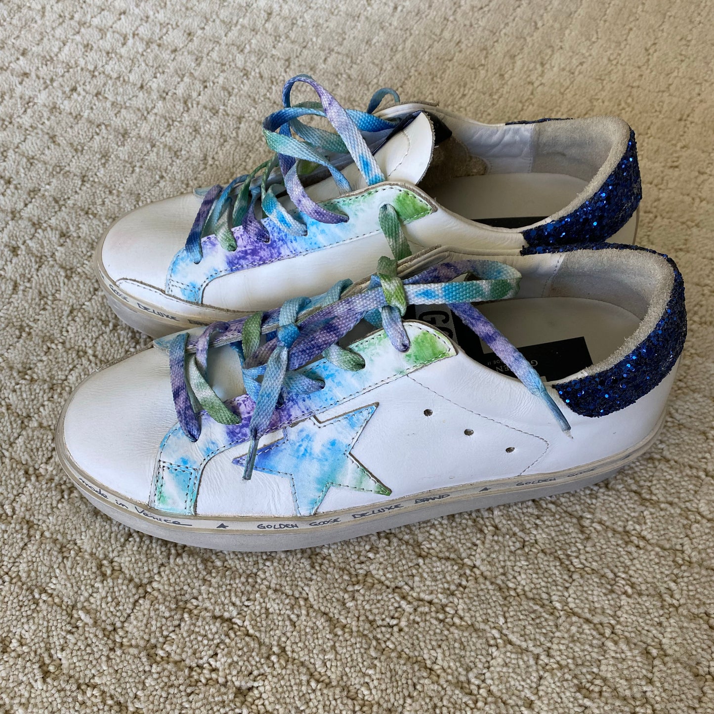 Golden Goose Hi-Star Platform Sneakers, size 36