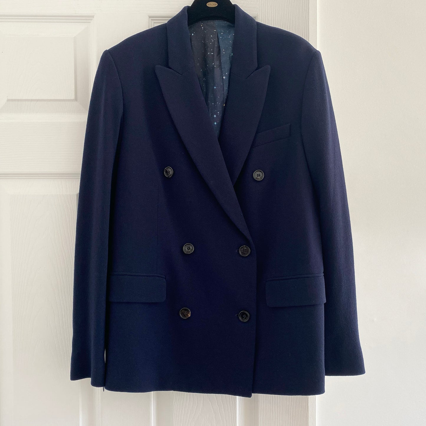 Golden Goose Double Breasted Blazer in Navy, size XL (fits like size large)