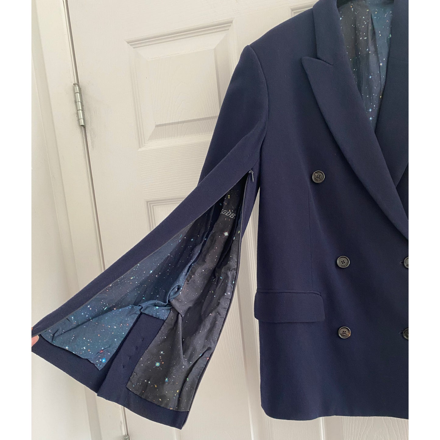 Golden Goose Double Breasted Blazer in Navy, size XL (fits like size large)