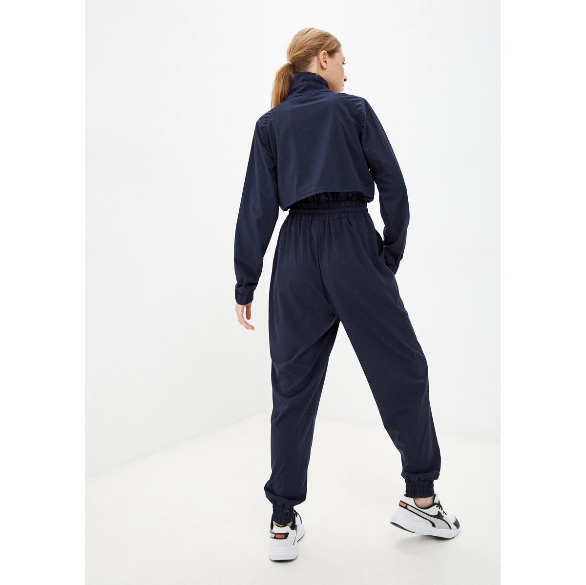 Goop x Puma "Windbreaker Training" Jumpsuit in Navy, size Large