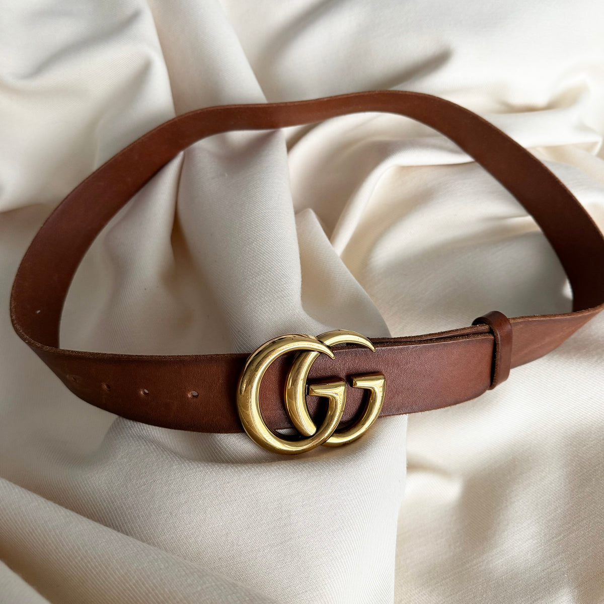 Gucci "Marmont" Belt in Brown, size 95cm