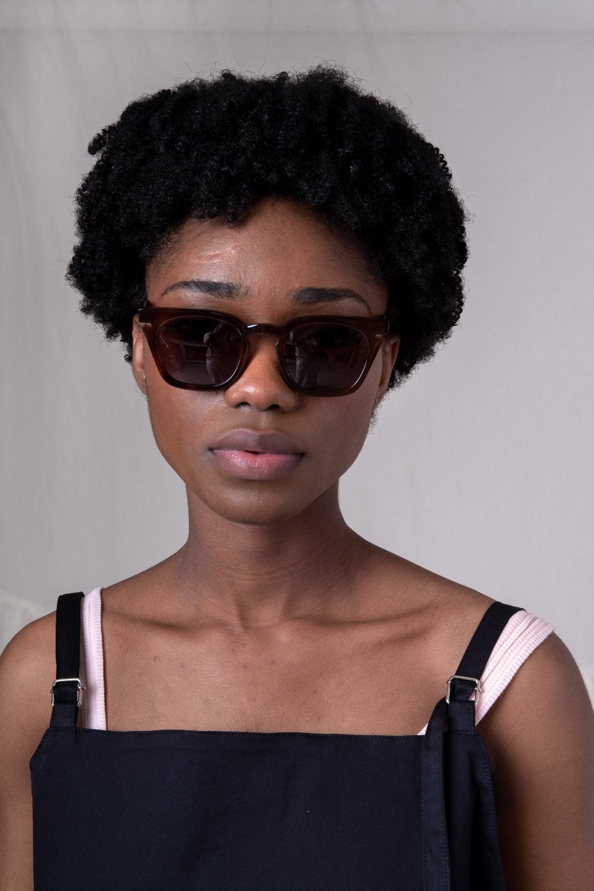 Lowercase "Roseland" Sunglasses in Smoke Grey