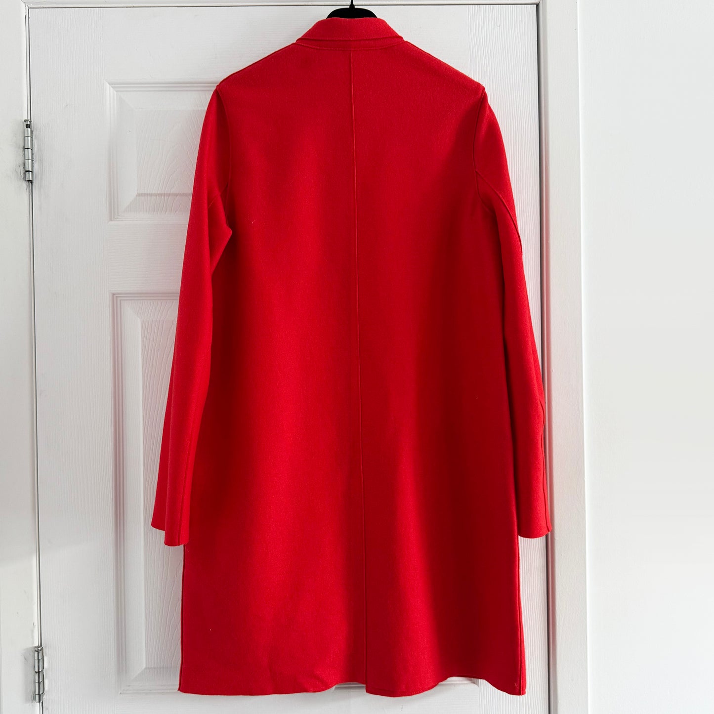 Harris Wharf Cocoon Coat in Red, size 44IT (S/M ish)