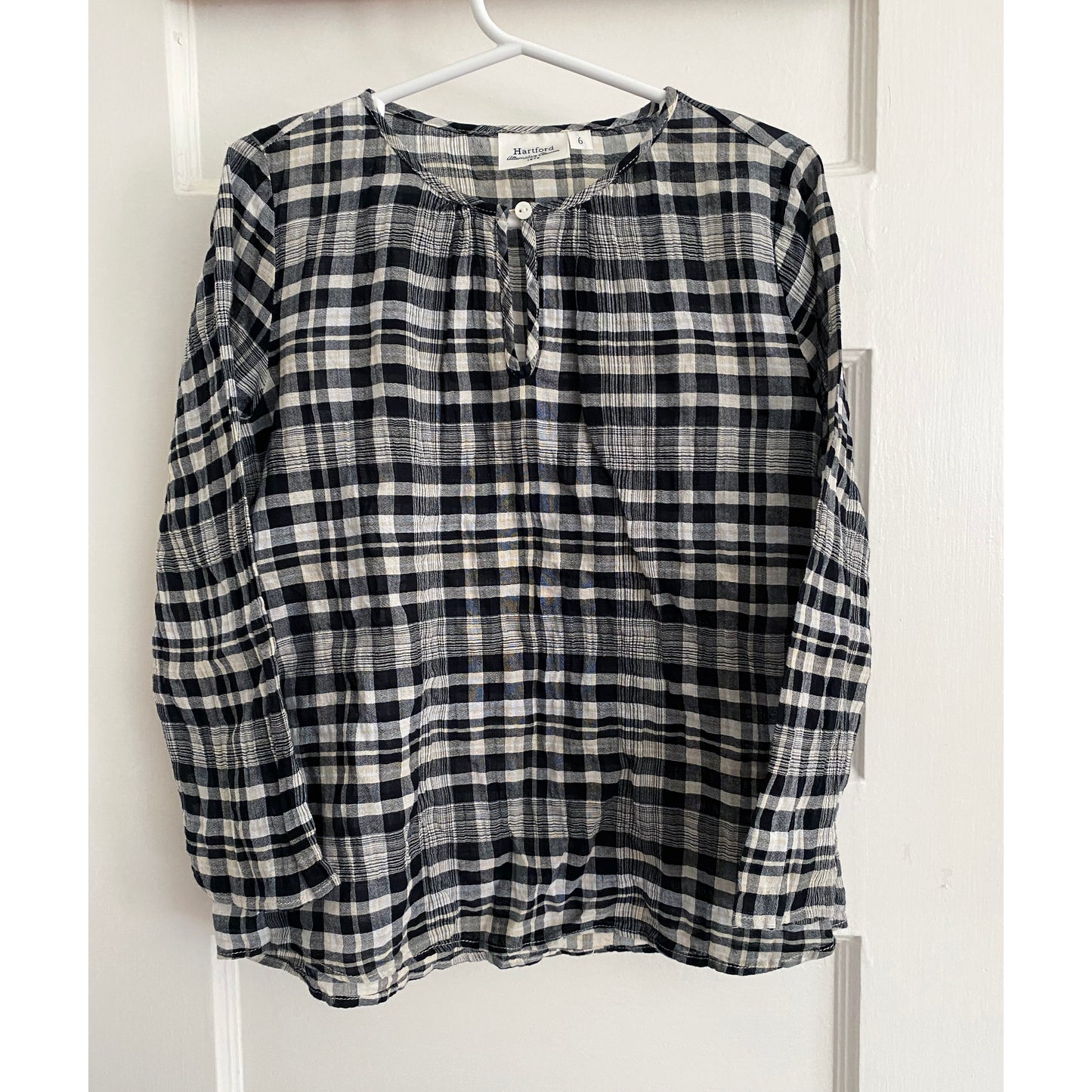 ** KIDS ** Hartford Checked Shirt, size 6 years