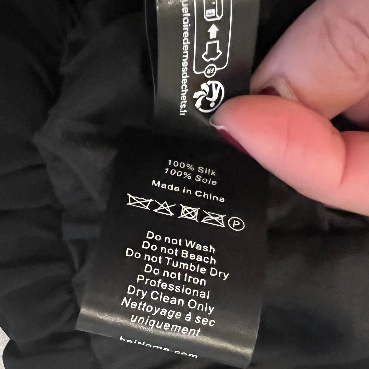 Heirlome "Michele" Top in Black, size Small