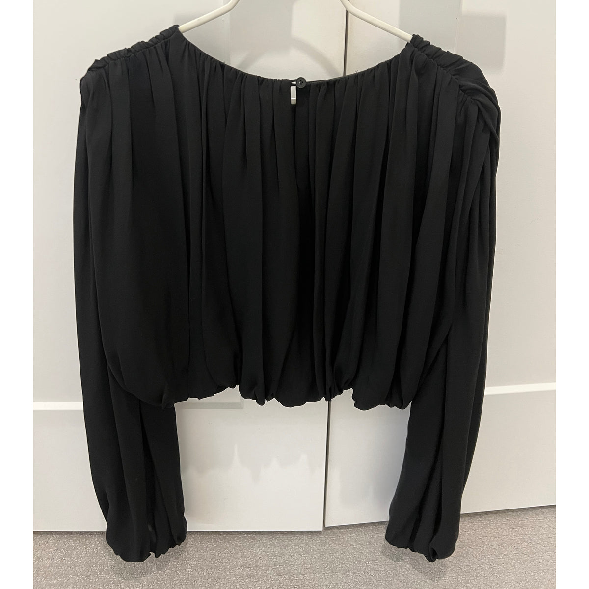 Heirlome "Michele" Top in Black, size Small