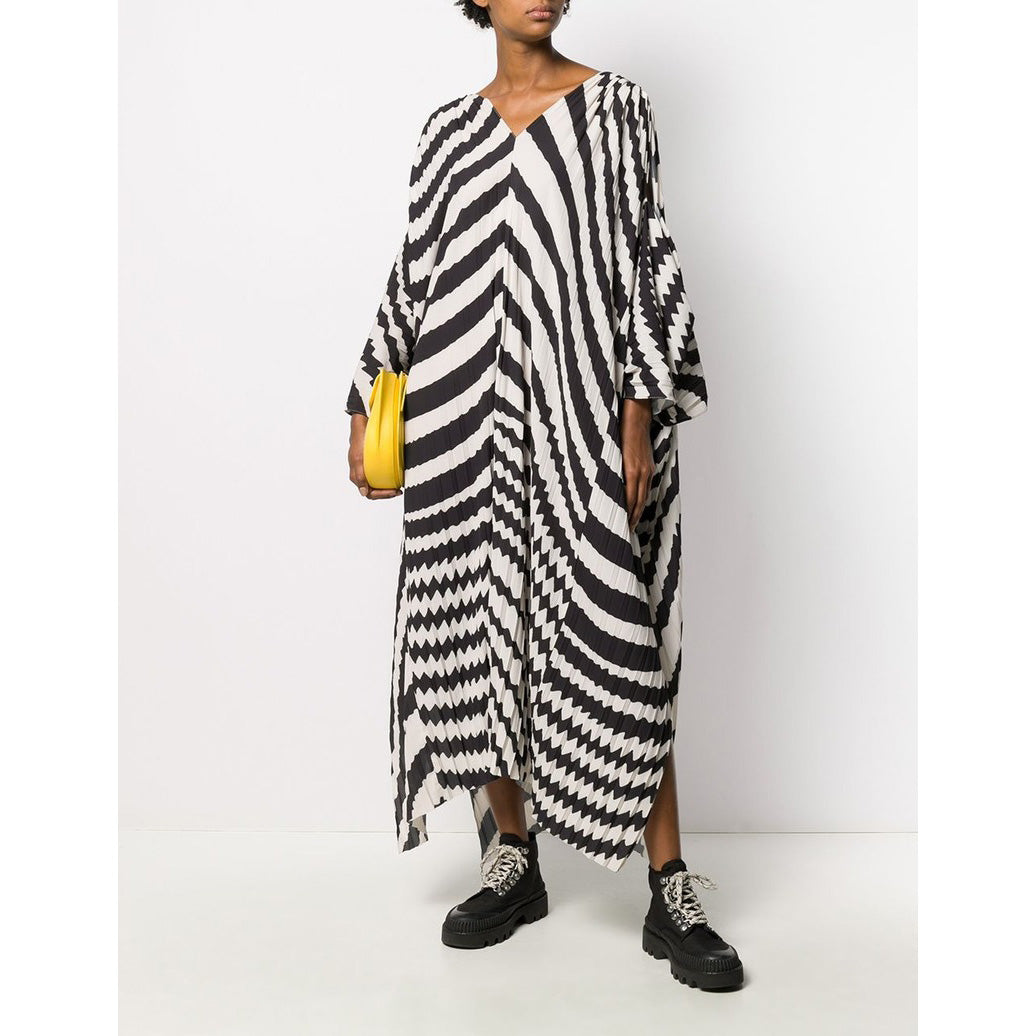 Henrik Vibskov "Jelly" Cutout Shoulder Pleated Dress, size XS/S (Fits anywhere up to XXL).