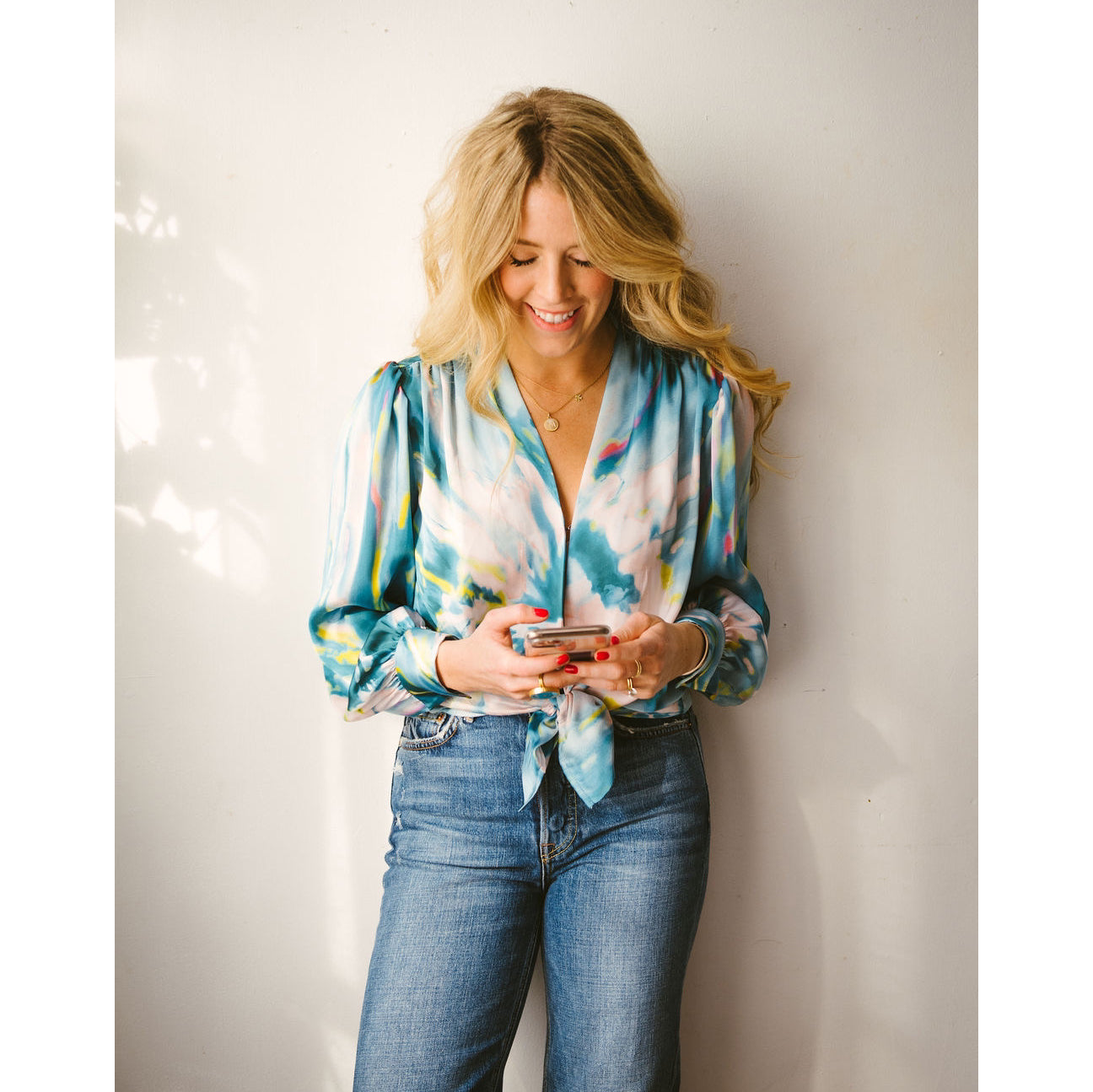 Smythe Tie Dye Blouse, size XS/S?