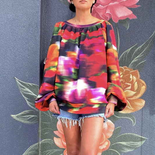 Dries Van Noten Printed Sweatshirt, Size Medium (Fits size Large)