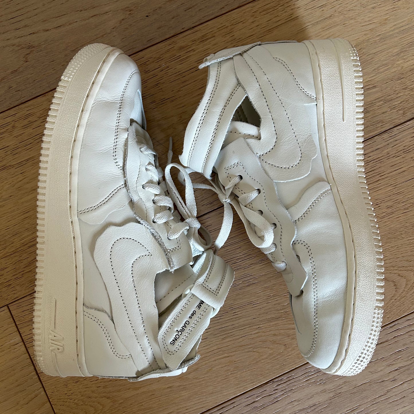 CDG x Nike Air Force One, size 8.5