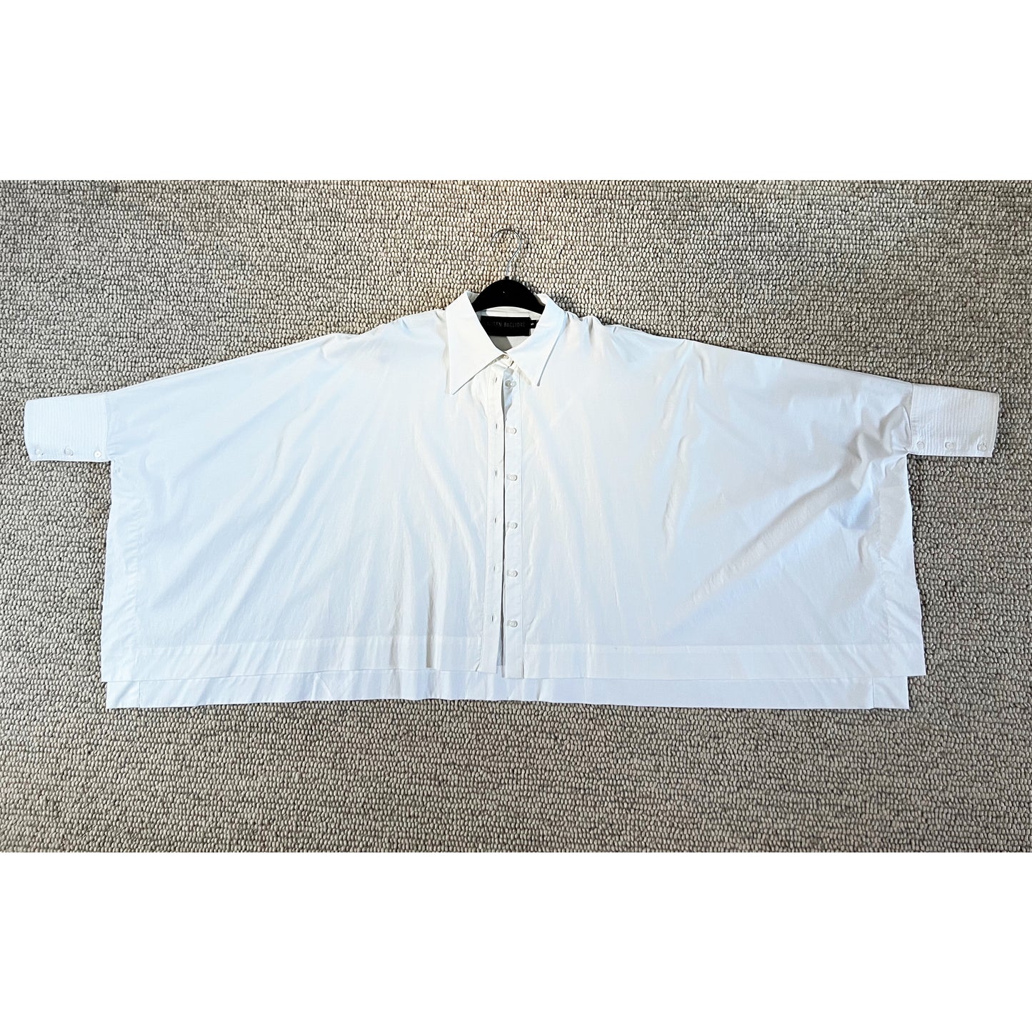 Lauren Bagliore Oversize White Shirt, size Small