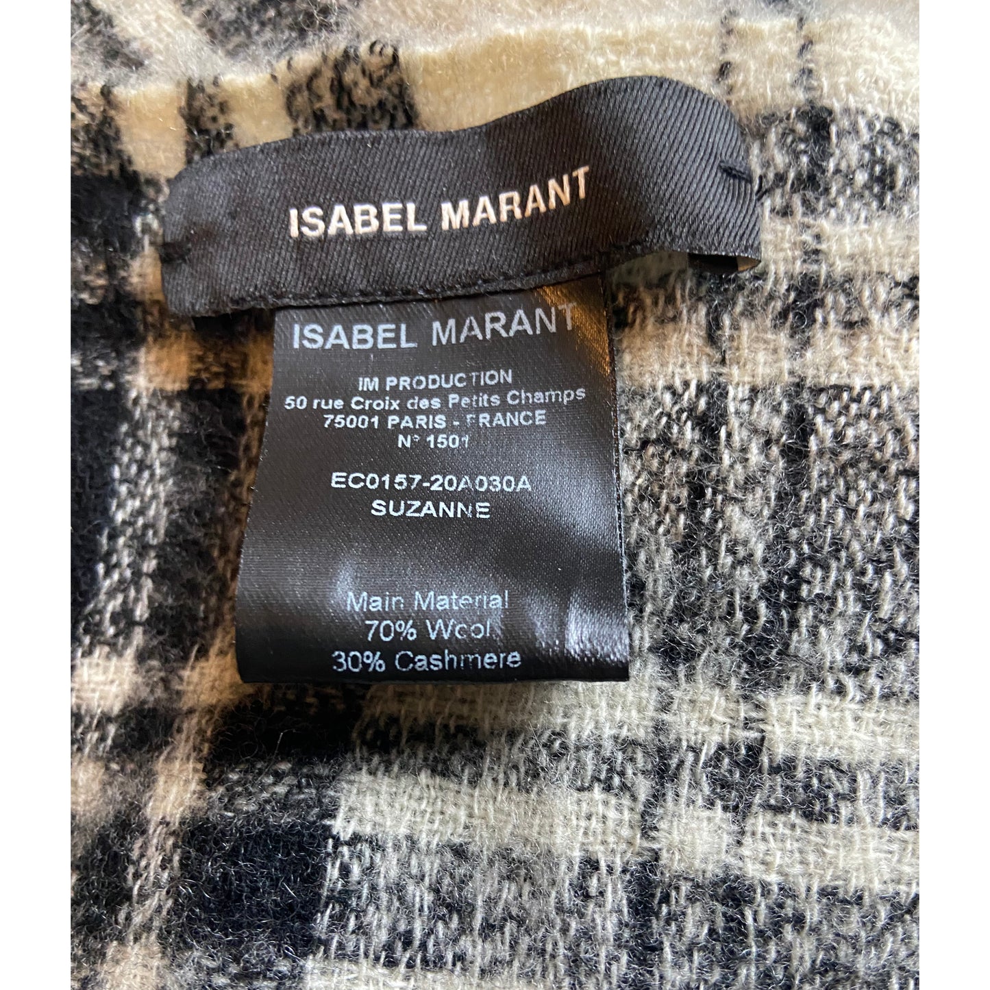 Isabel Marant "Suzanne" Wool/Cashmere Scarf