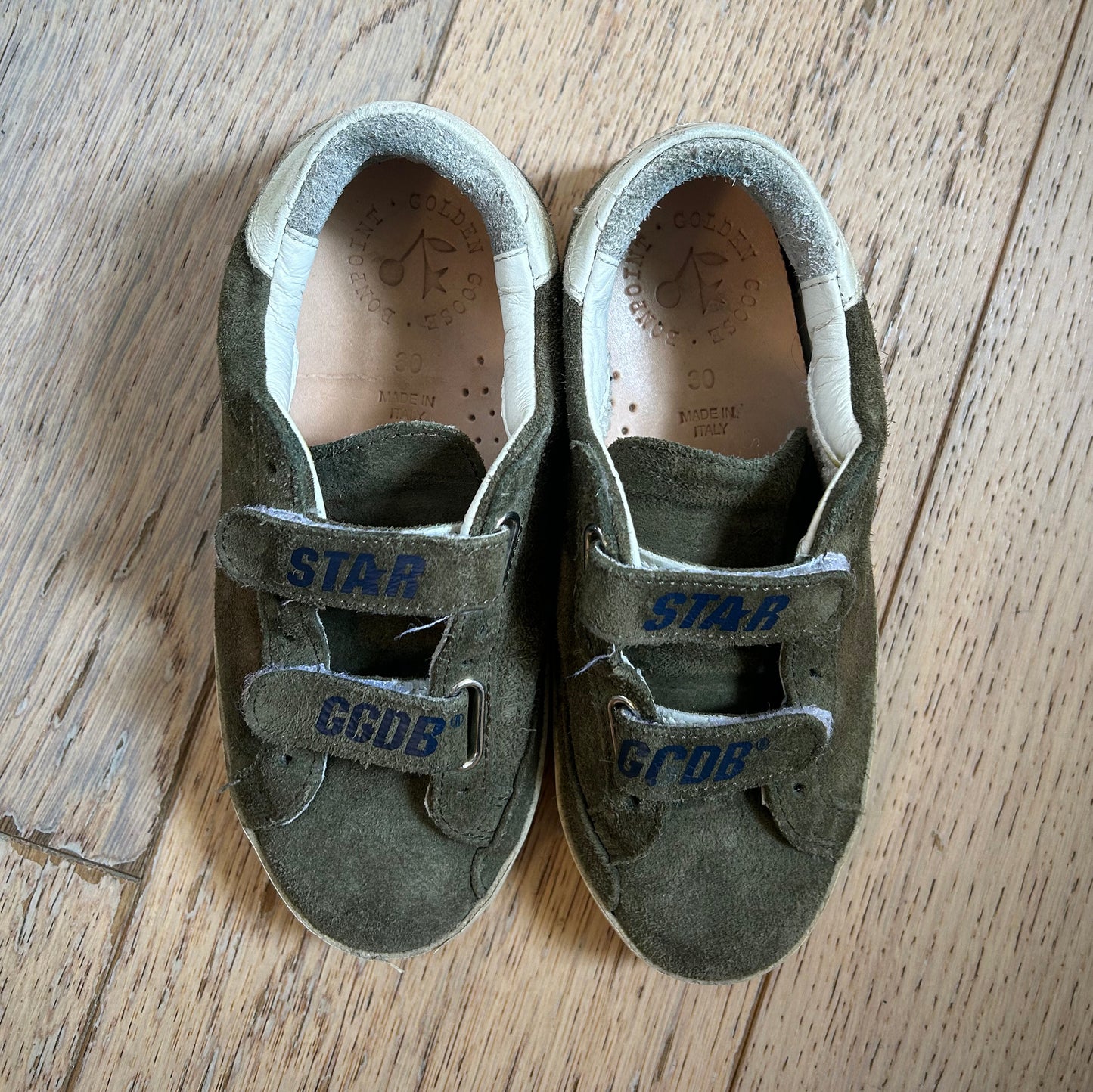 ** ENFANTS ** Baskets montantes Golden Goose Glitter, taille 30