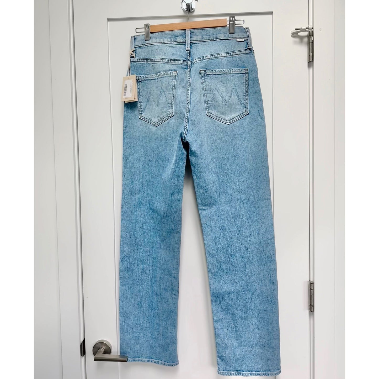 Mother "Ditcher Zip Flood" Jeans in "Pacific City", size 26 (fits 27/28!!)