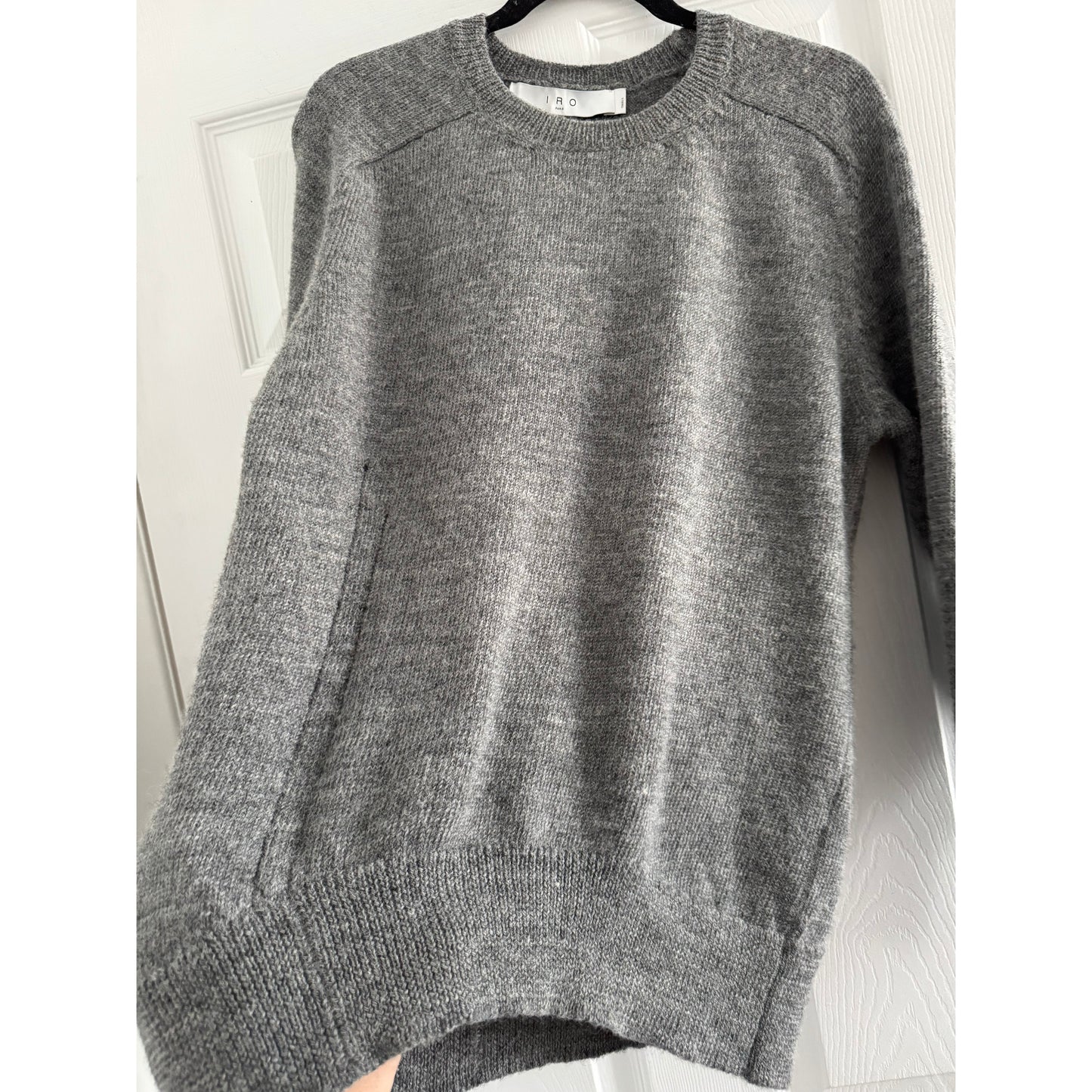 IRO "Nino" Sweater in Grey, size Small