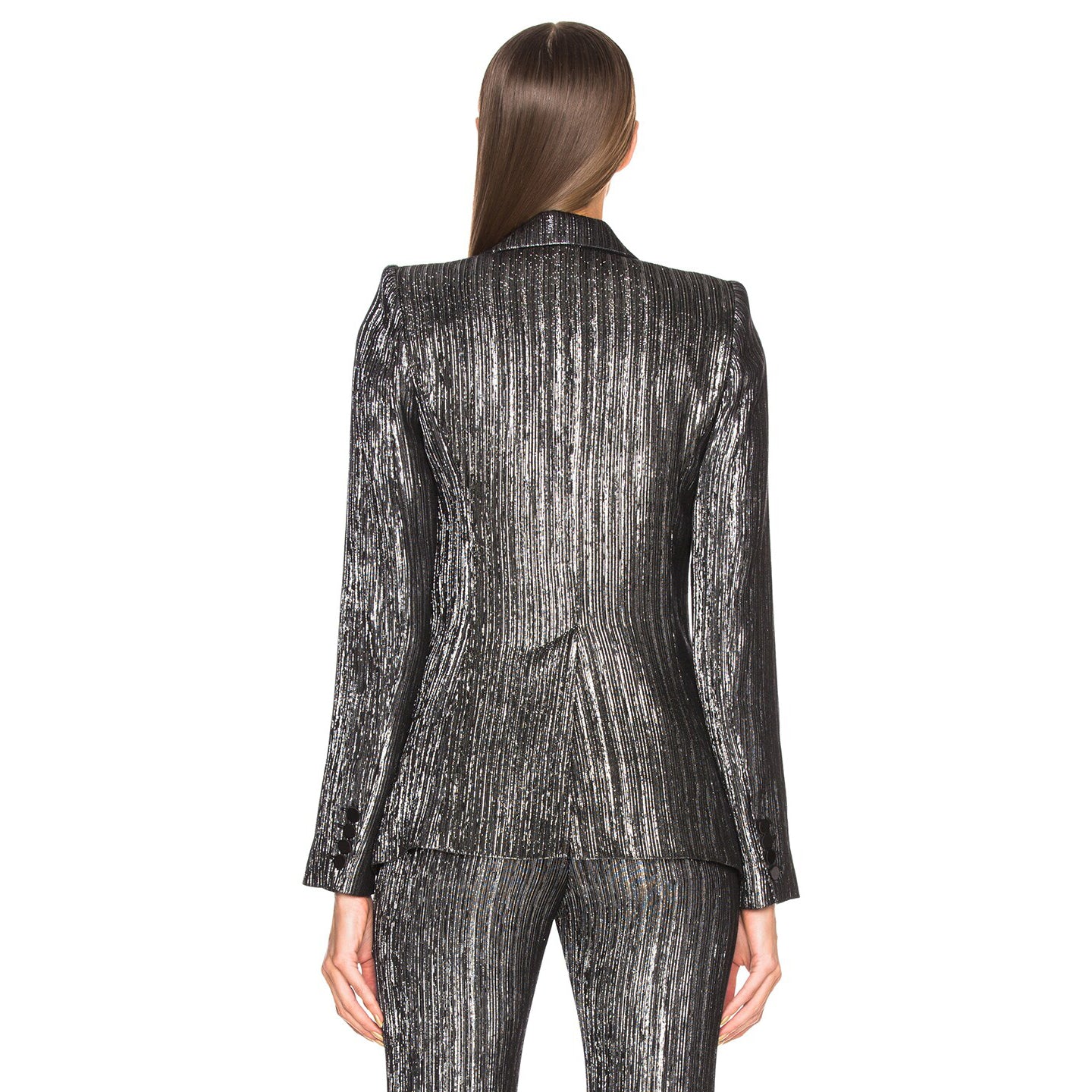 Isabel Marant "Denel" Blazer in Silver, size 40 (fits like size 4/6)
