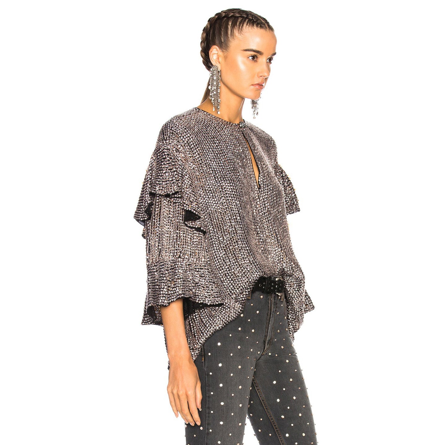 Isabel Marant "Basile" Sequin Top, size "0" (fits size small ish)