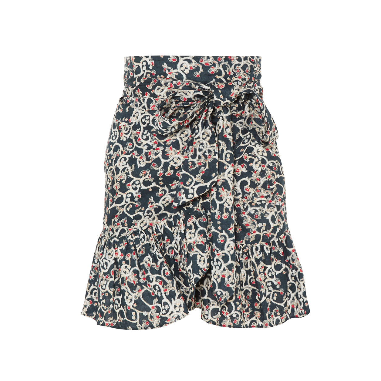 Jupe portefeuille imprimée Isabel Marant Etoile "Tempster", taille 38 (taille 4)