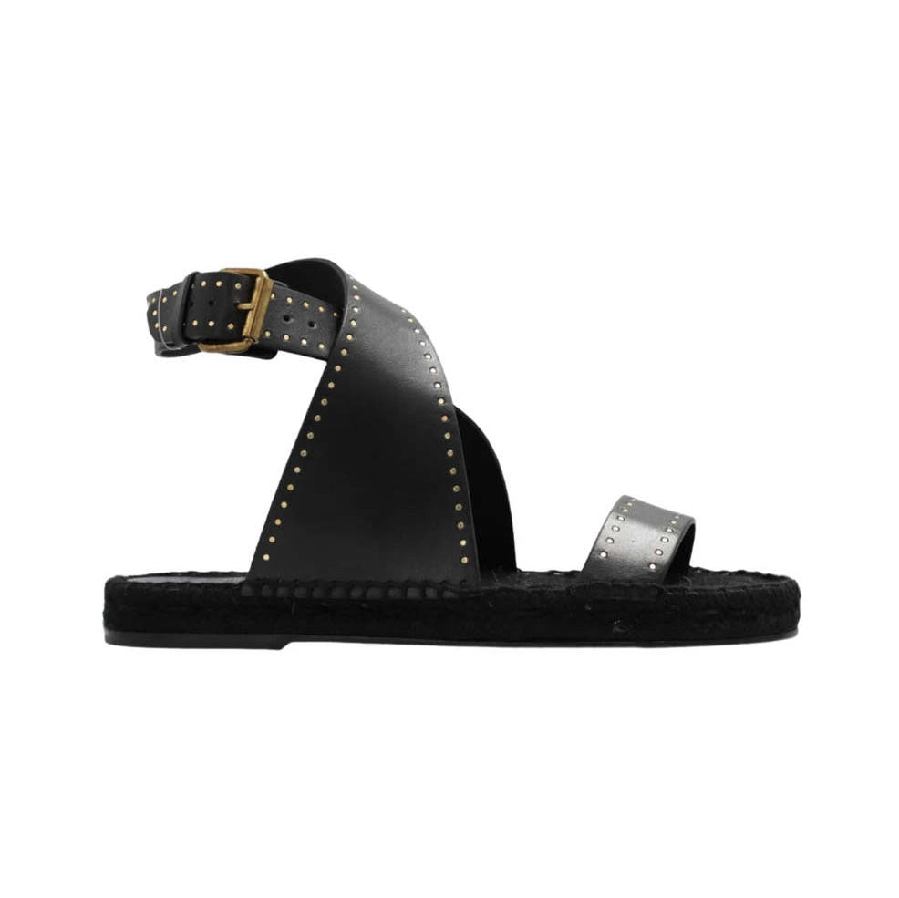 Isabel Marant "Illya" Espadrille Sandals in Black, size 38 (fits like 37)