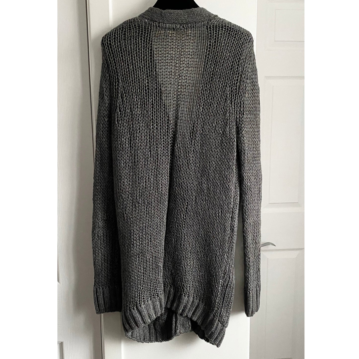 Inhabit Grey Silk/linen Cardigan, size P (XS) ** as is **