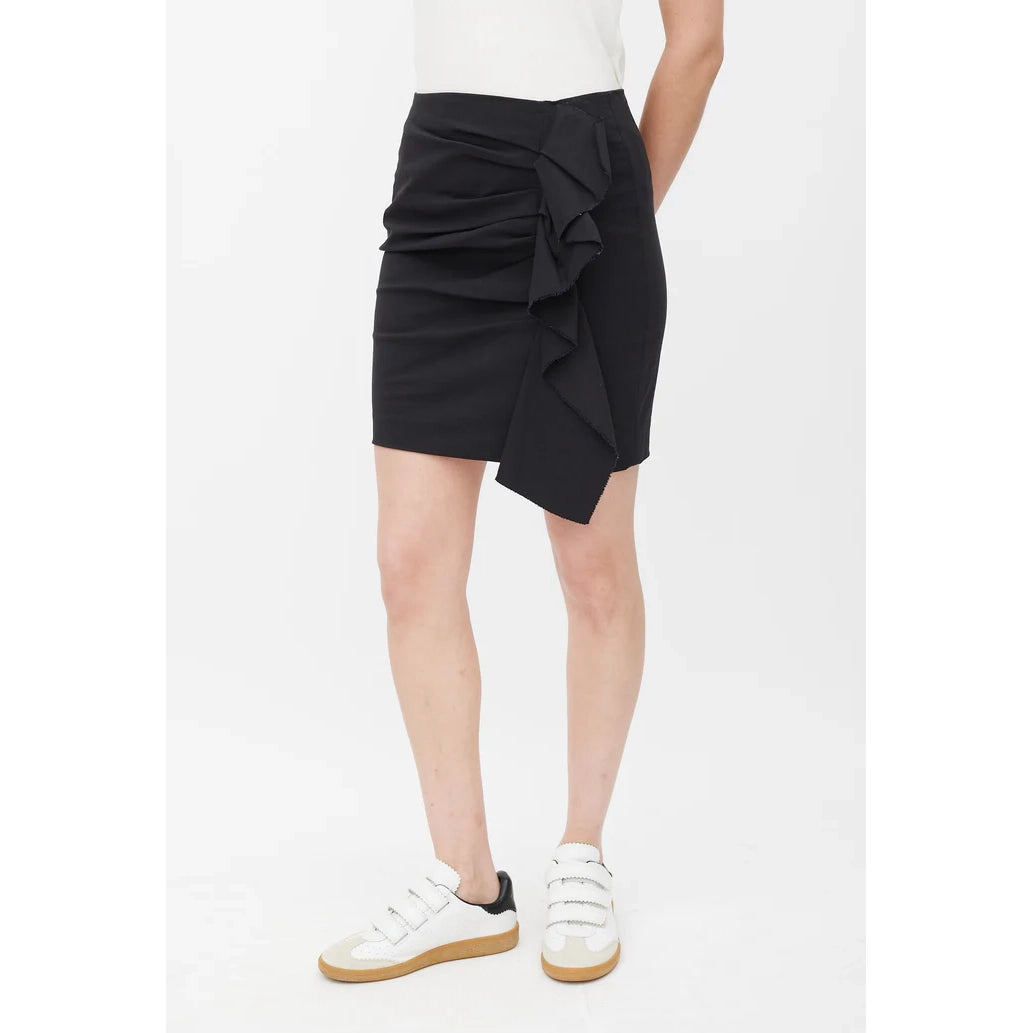 Isabel Marant "Lefly" Gathered Skirt in Black, size 36