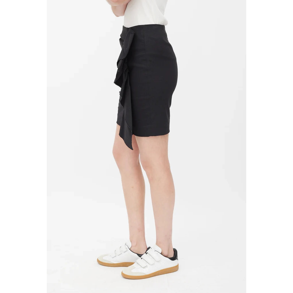 Isabel Marant "Lefly" Gathered Skirt in Black, size 36