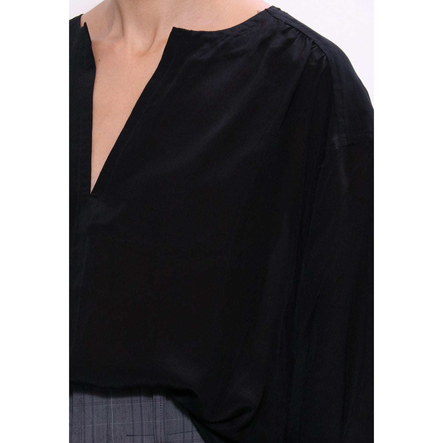 Isabel Marant Etoile "Yacah" Blouse in Black, size 38 (fits Medium)