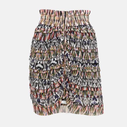 Isabel Marant "Piero" Printed Silk Mini Skirt, size 36