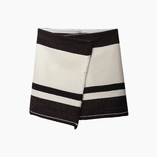 Isabel Marant "Adelaide" Striped Blanket Skirt, size 44