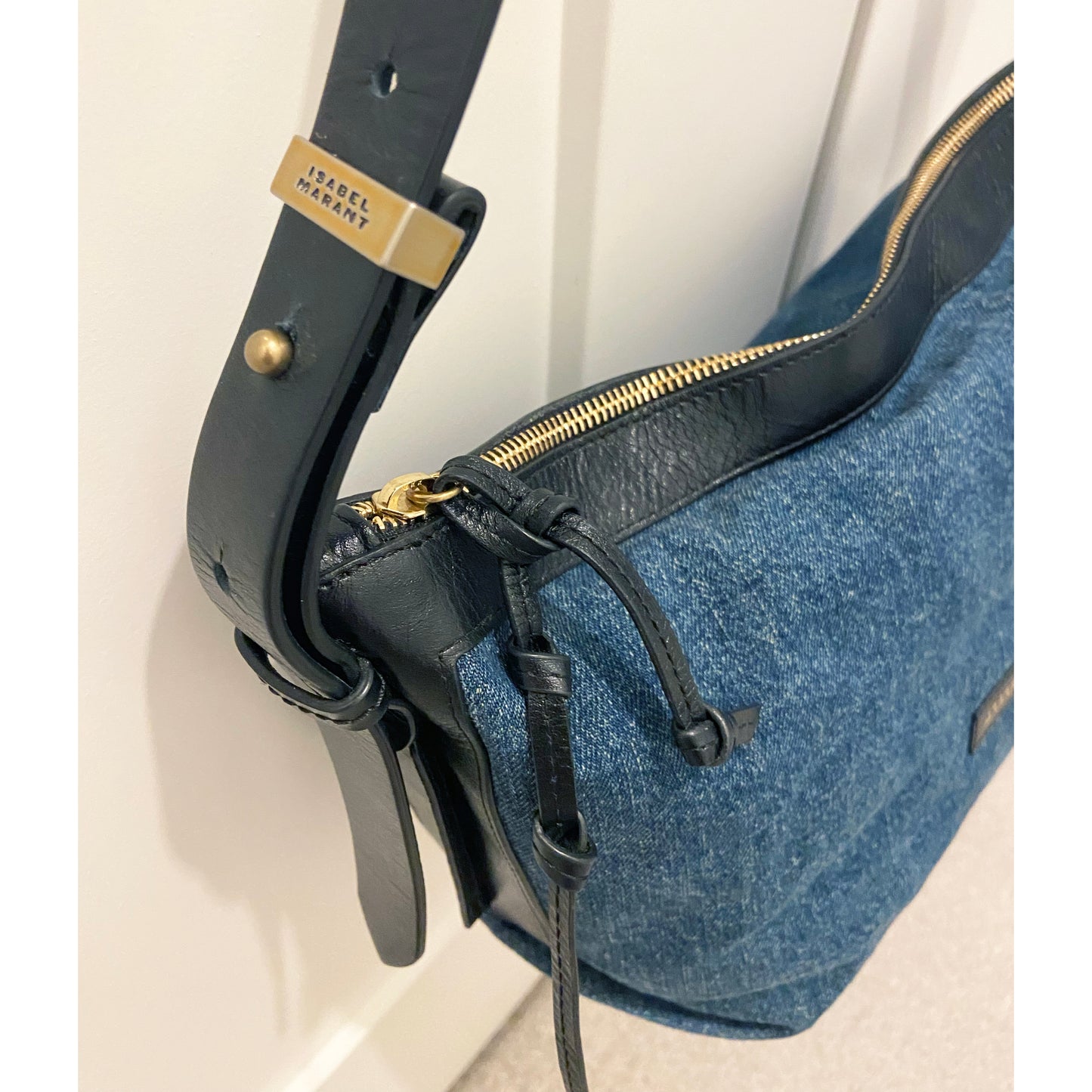 Isabel Marant Blue "Leyden" Denim Bag