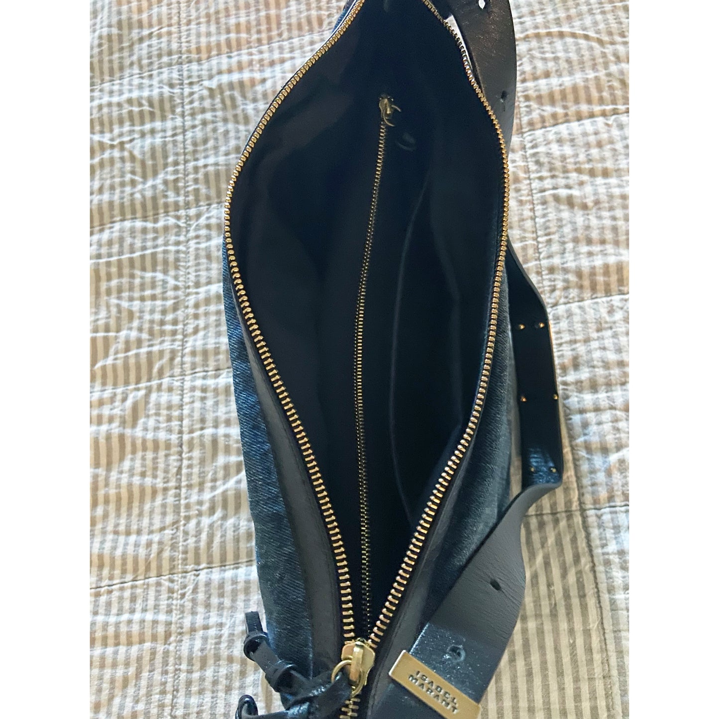 Isabel Marant Blue "Leyden" Denim Bag