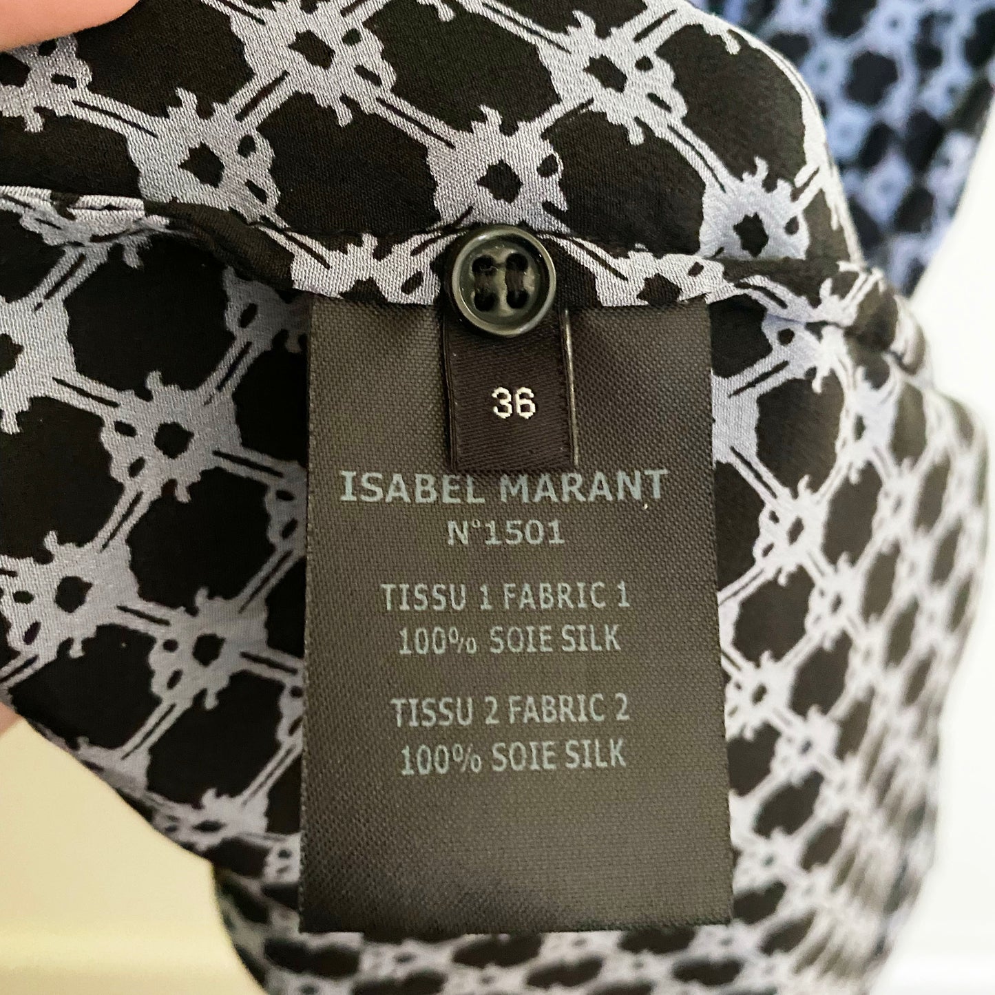 Isabel Marant Printed Silk Dress, size 36 (fits size 0)