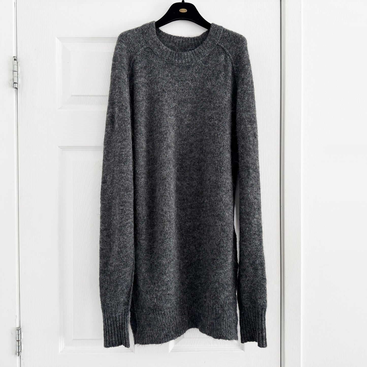 Isabel Marant Long Grey Alpaca Blend Sweater, size 36 (size Small)