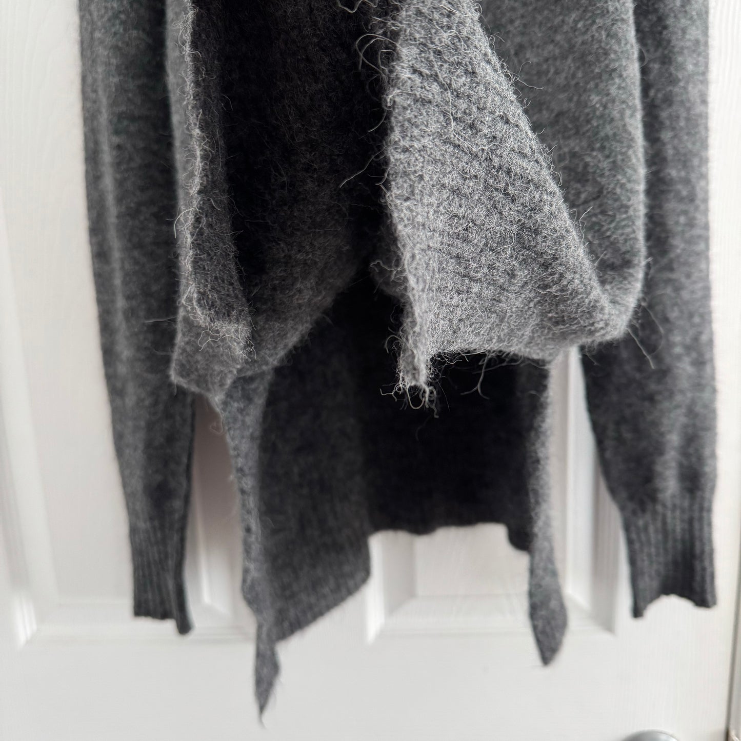 Isabel Marant Long Grey Alpaca Blend Sweater, size 36 (size Small)