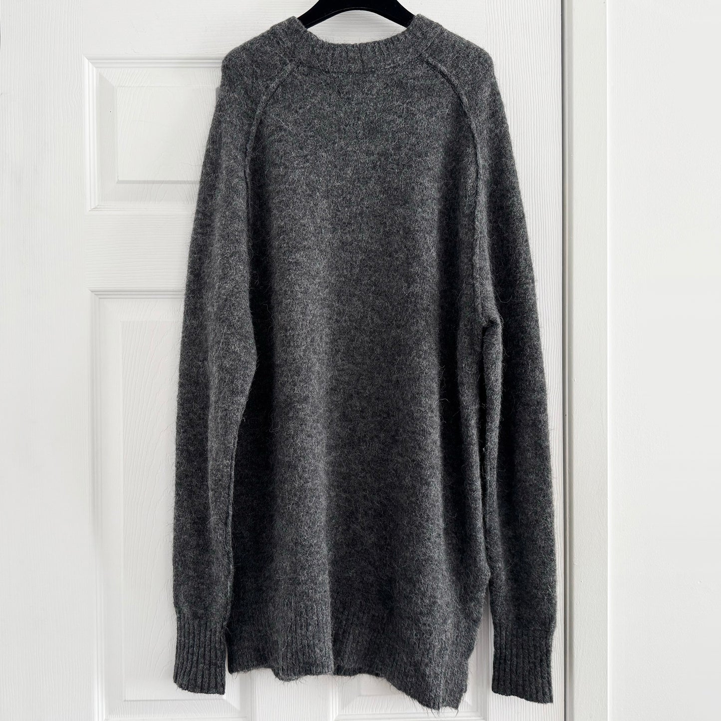 Isabel Marant Long Grey Alpaca Blend Sweater, size 36 (size Small)