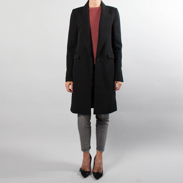 Isabel Marant Tailored One Button Coat with Printed Lining, size 40 (fits size 6 ish)