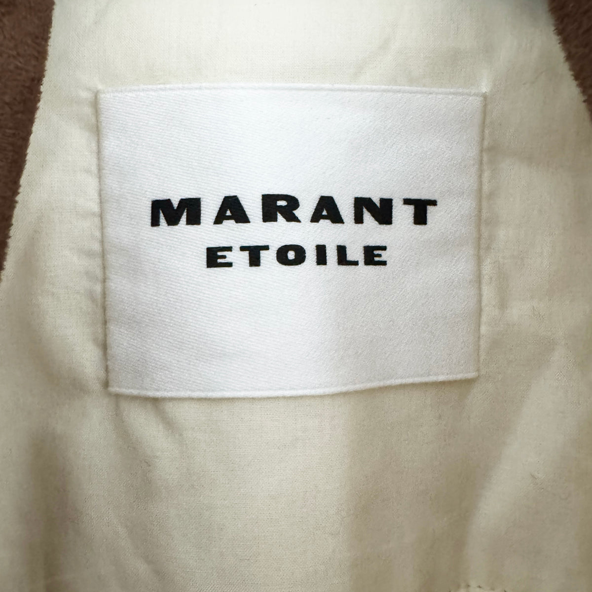 Isabel Marant "Maximilia" Wool Fleece Vest in Beige, Size "1" (Medium ish?)