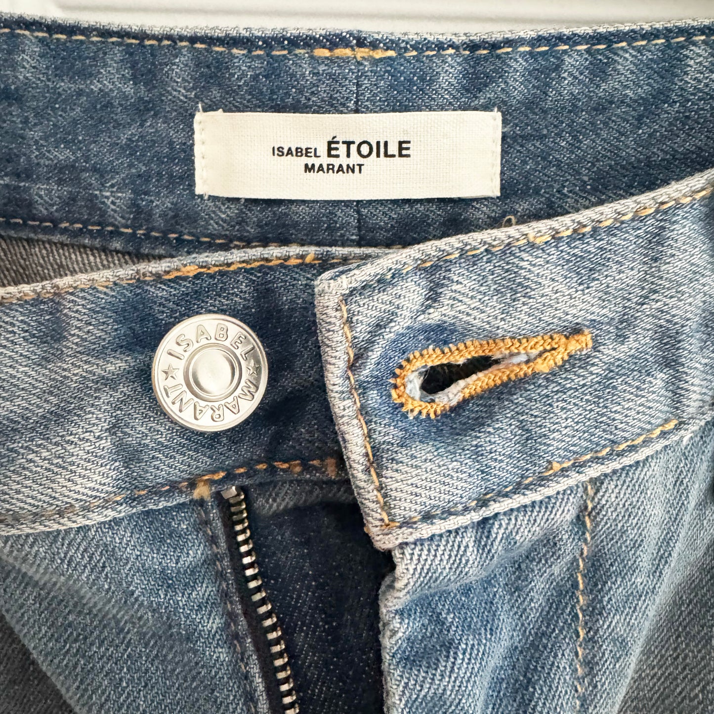 Isabel Marant Etoile "Corsyj" Jean in Blue, size 36