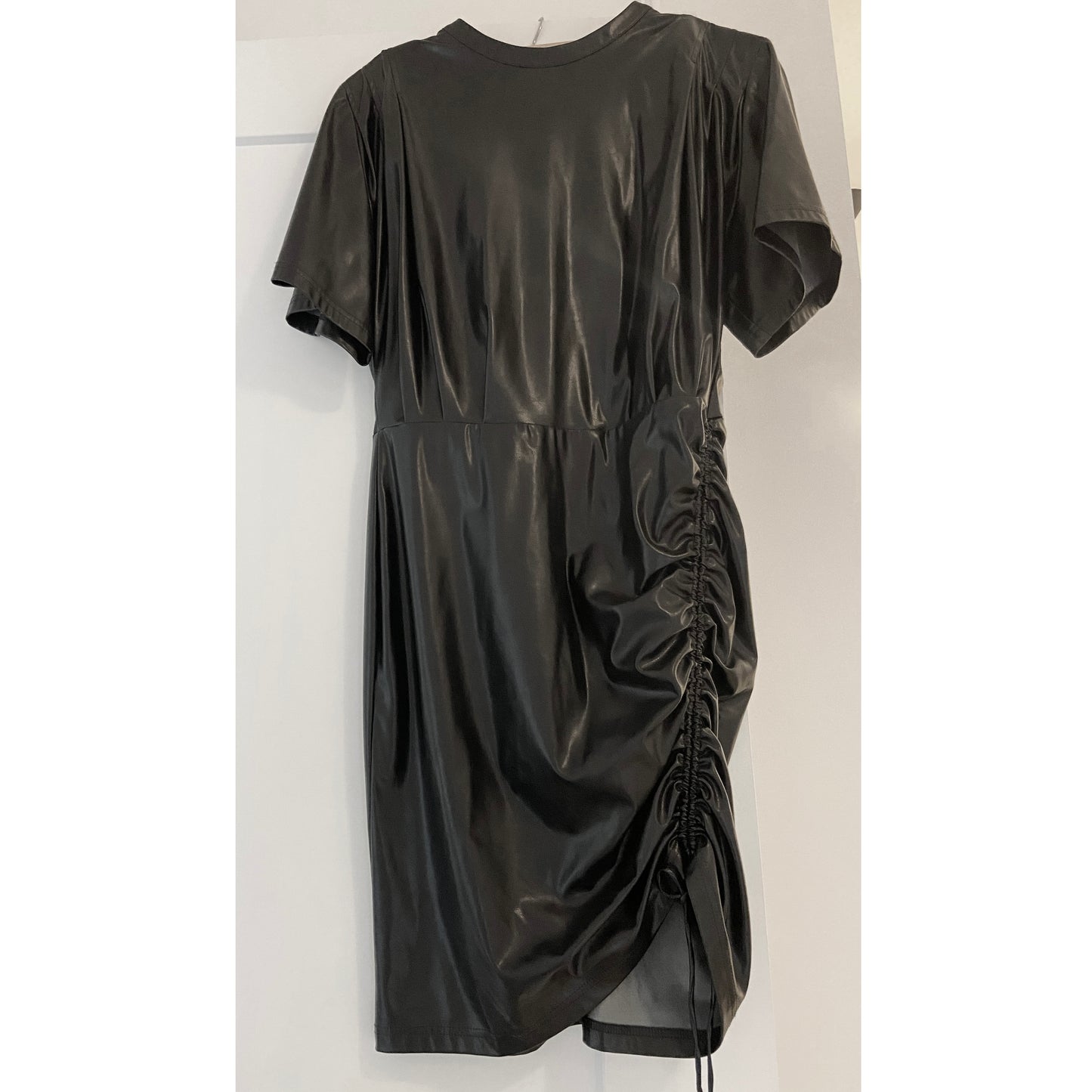 Isabel Marant Etoile "Balesi" Faux Leather Dress in Black, size 40 (fits like size 6/8)